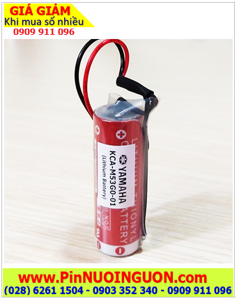 Pin Yamaha KCA-M53G0-01; Pin nuôi nguồn Yamaha KCA-M53G0-01 Lithium 3.6v 2750mAh chính hãng, Xuất xứ Nhật 